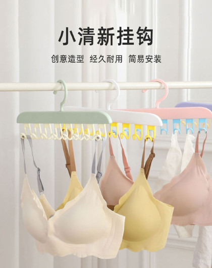 4个装免打孔浴室卫生间壁挂粘钩墙壁门排钩灵活两用多用途挂钩