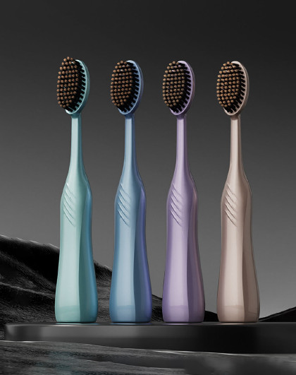 6支/10支装家用高颜值长头牙刷大头清洁巨无霸软毛大头牙刷